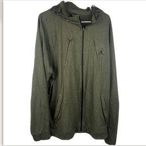 Nike Air Jordan Jacket Hooded Full Zip Dry Fit